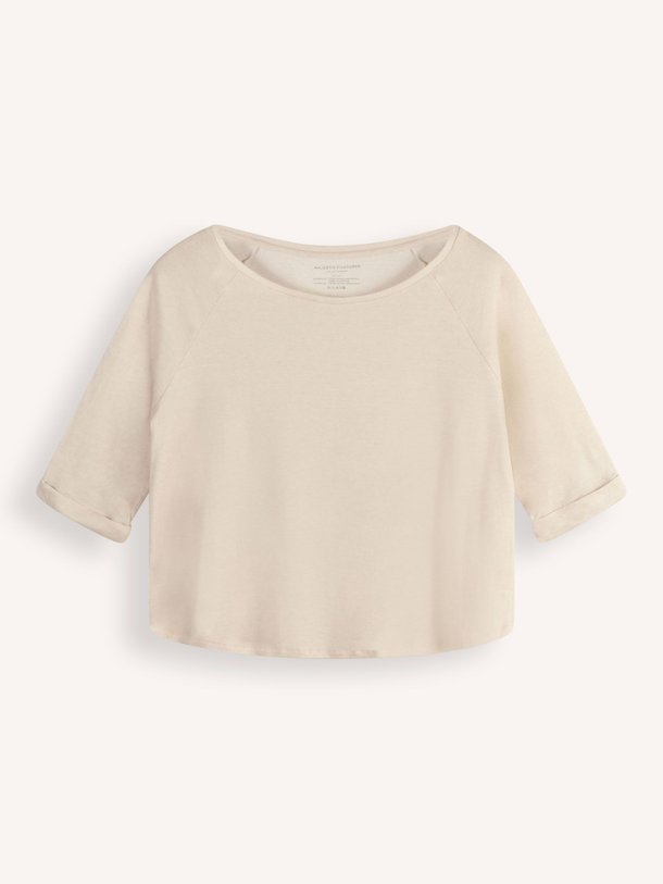 Majestic Filatures M009 Organic Cotton/Cashmeremix Top - Beige Ontdek de M009 Organic cotton/cashmeremix top van Majestic Filatures in de kleur beige bij Orangebag. Op werkdagen voor 21:45 besteld, morgen in huis.