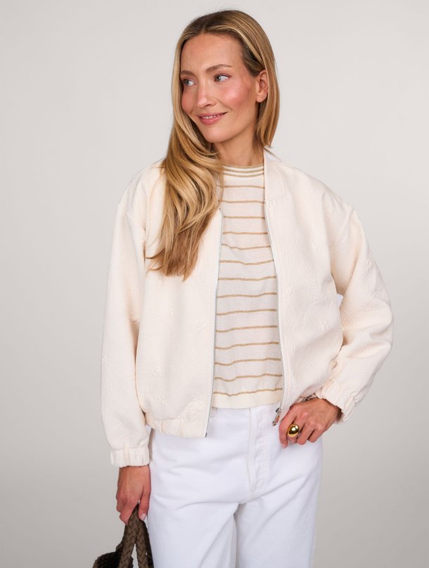 Ontdek de Vopax katoenmix gestreepte top van La Fee Maraboutee in de kleur ecru bij Orangebag. Op werkdagen voor 21:45 besteld, morgen in huis.