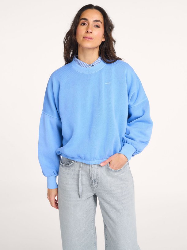 Ontdek de Malyn organic cotton mix sweater van By-Bar in de kleur Blauw bij Orangebag. Op werkdagen voor 21:45 besteld, morgen in huis.