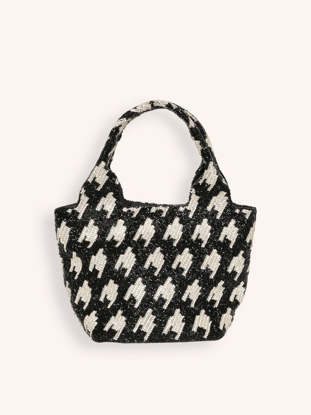 Ontdek de Rhinna geweven handtas met strass van Gestuz in de kleur zwart bij Orangebag. Op werkdagen voor 21:45 besteld, morgen in huis.