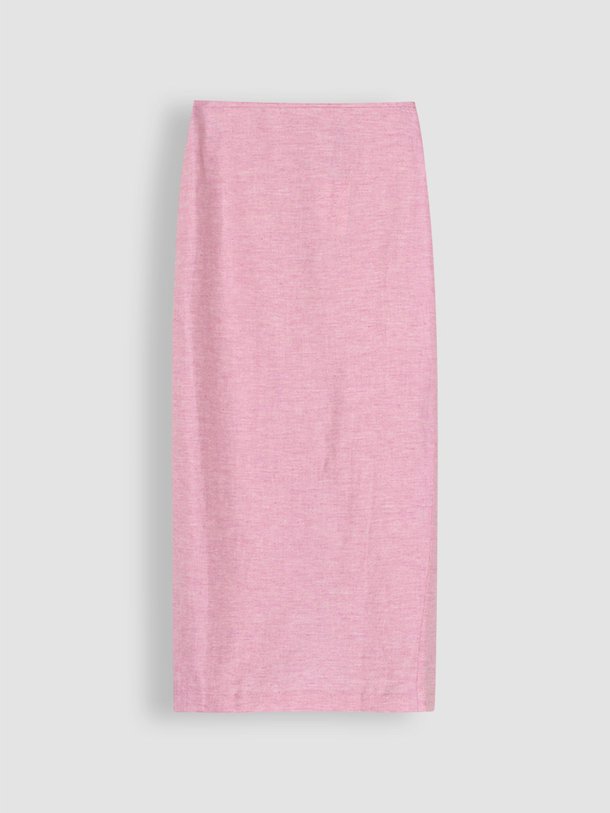 Ontdek de Clara linnen/katoenmix rok van Graumann in de kleur roze bij Orangebag. Op werkdagen voor 21:45 besteld, morgen in huis.