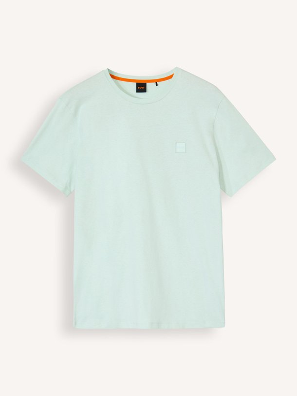 Boss Tales - Katoenen T-Shirt - Mintgroen Ontdek de Tales katoenen T-shirt van Boss in de kleur mintgroen bij Orangebag. Op werkdagen voor 21:45 besteld, morgen in huis.