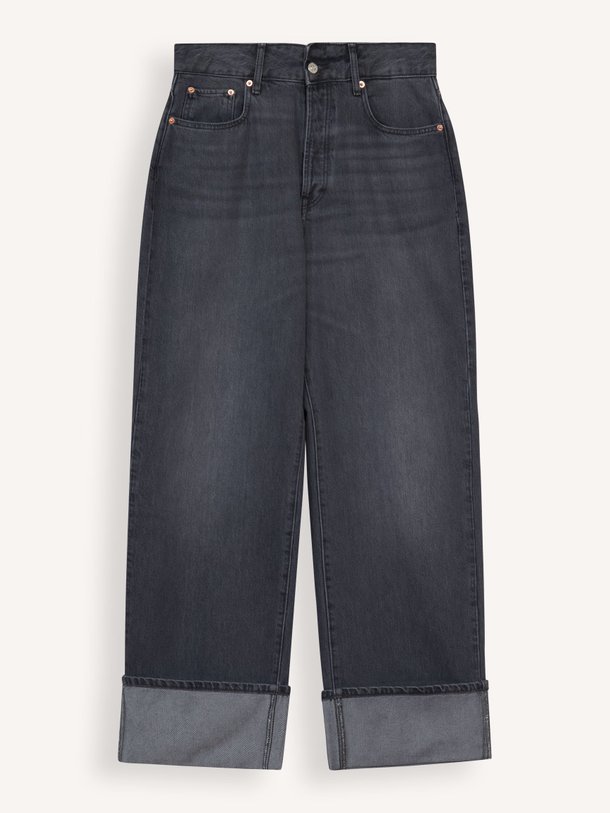 Ontdek de Patsy high waist wide leg non-stretch jeans van Bellerose in de kleur antraciet bij Orangebag. Op werkdagen voor 21:45 besteld, morgen in huis.