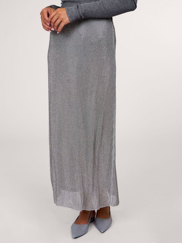 Ontdek de Sahannan geweven rok met strass van Samsoe Samsoe in de kleur zilverkleur bij Orangebag. Op werkdagen voor 21:45 besteld, morgen in huis.