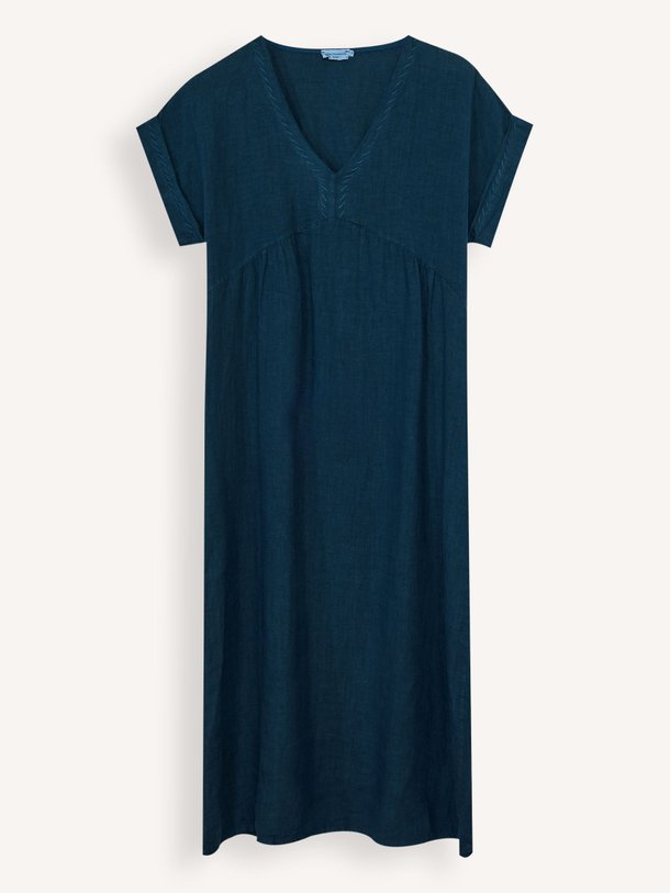Ontdek de Darling linnen maxi jurk van La Fee Maraboutee in de kleur Donkerblauw bij Orangebag. Op werkdagen voor 21:45 besteld, morgen in huis.
