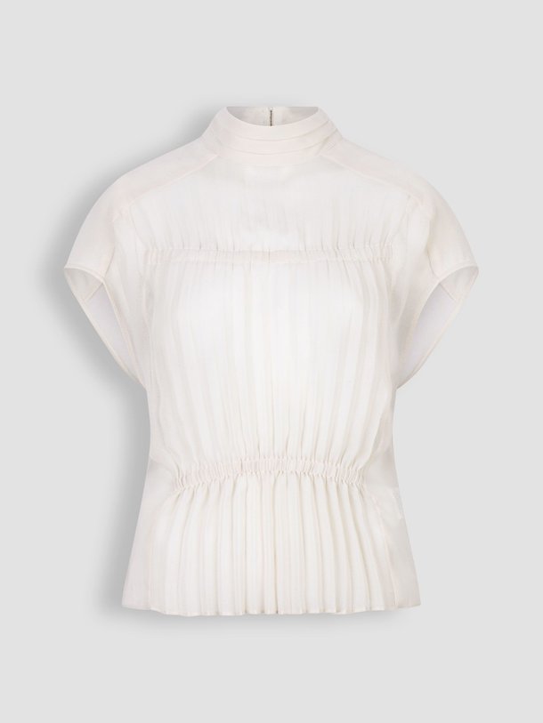 Ontdek de Penelope geweven plissé top van Dante 6 in de kleur off-white bij Orangebag. Op werkdagen voor 21:45 besteld, morgen in huis.