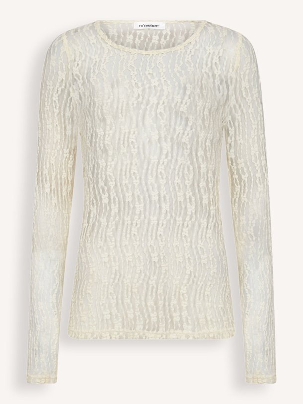 Ontdek de Barb geweven top van Co'Couture in de kleur Off-white bij Orangebag. Op werkdagen voor 21:45 besteld, morgen in huis.