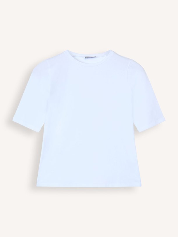 Ontdek de Katoenmix T-shirt van No Man's Land in de kleur Wit bij Orangebag. Op werkdagen voor 21:45 besteld, morgen in huis.