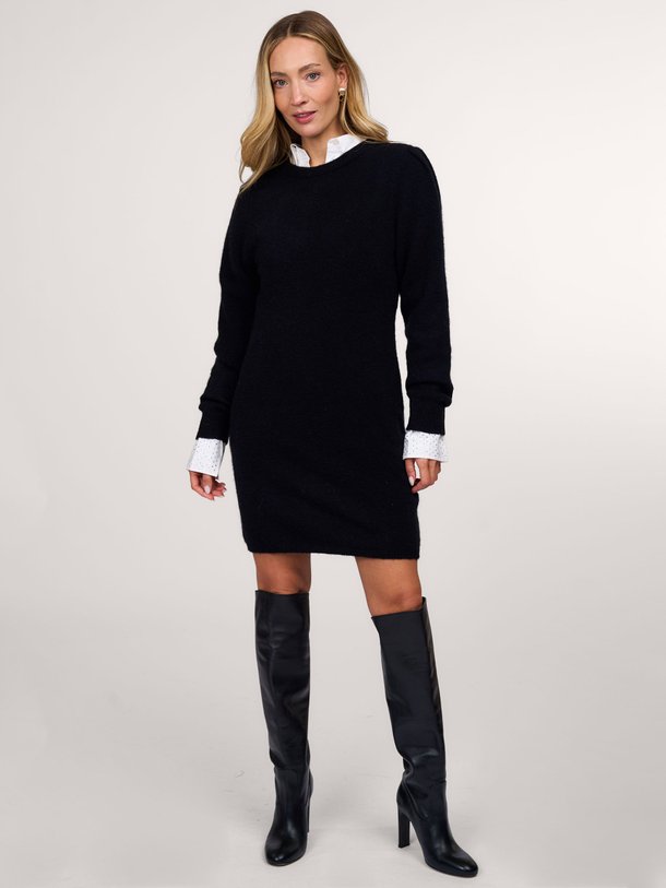 Ontdek de Sienna wol/alpacamix jurk van Dante 6 in de kleur zwart bij Orangebag. Op werkdagen voor 21:45 besteld, morgen in huis.