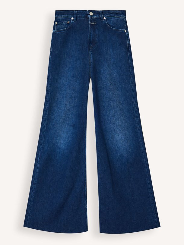 Ontdek de Glow Up high waist flared fit stretch jeans van Closed in de kleur Donkerblauw bij Orangebag. Op werkdagen voor 21:45 besteld, morgen in huis.