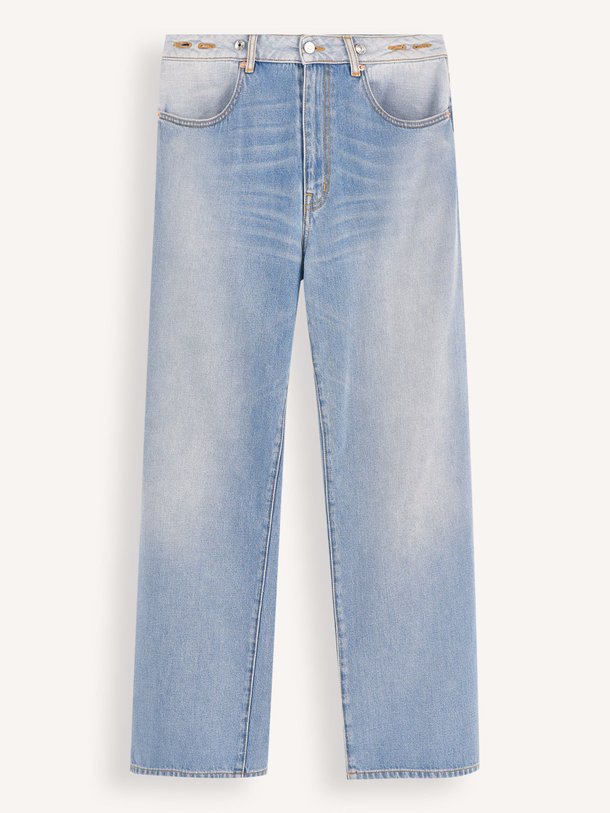 Ontdek de Plomb high waist loose fit non-stretch jeans van Bellerose in de kleur lichtblauw bij Orangebag. Op werkdagen voor 21:45 besteld, morgen in huis.