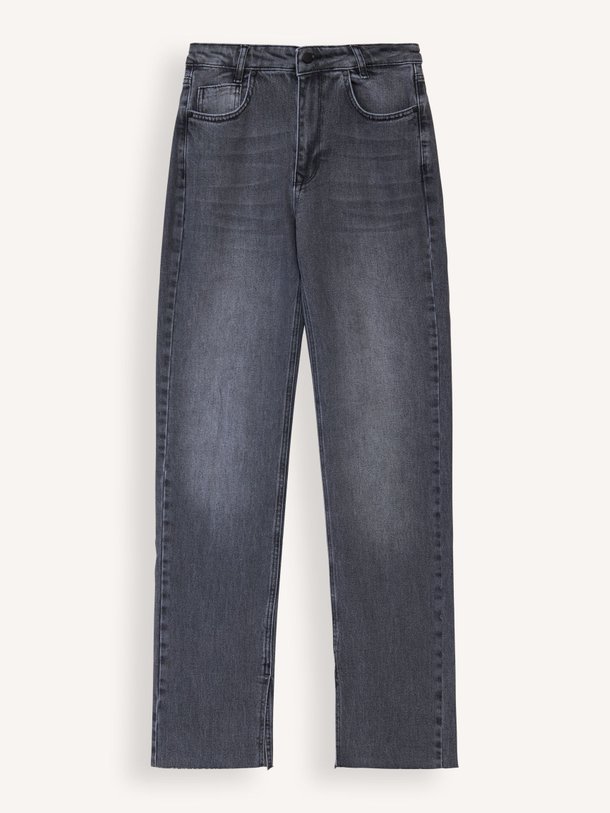 Ontdek de Daisy high waist straight fit jeans van My Essential Wardrobe in de kleur donkergrijs bij Orangebag. Op werkdagen voor 21:45 besteld, morgen in huis.