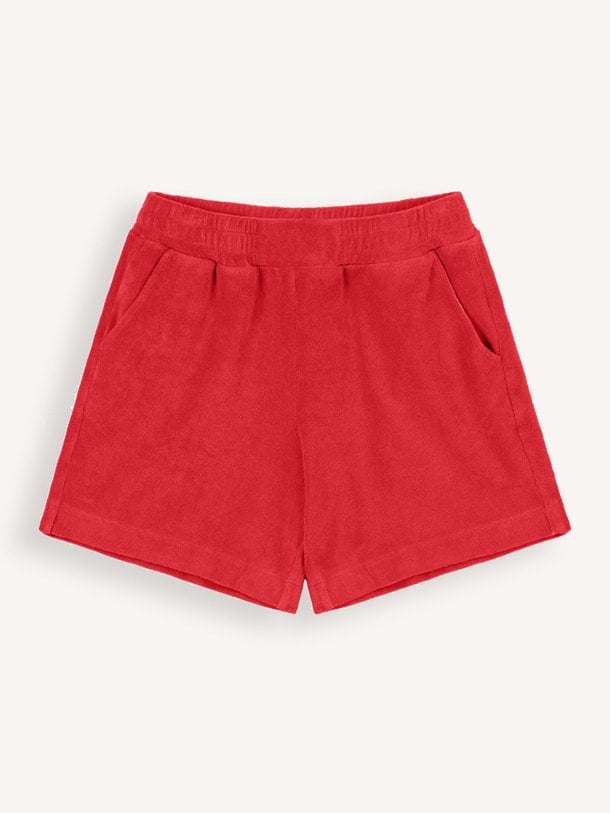 Ontdek de Celosia organic cotton badstof short van Alchemist in de kleur rood bij Orangebag. Op werkdagen voor 21:45 besteld, morgen in huis.