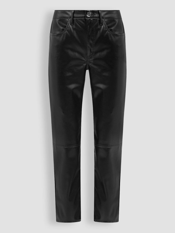 Ontdek de Halo leatherlook straight fit broek van Alchemist in de kleur zwart bij Orangebag. Op werkdagen voor 21:45 besteld, morgen in huis.