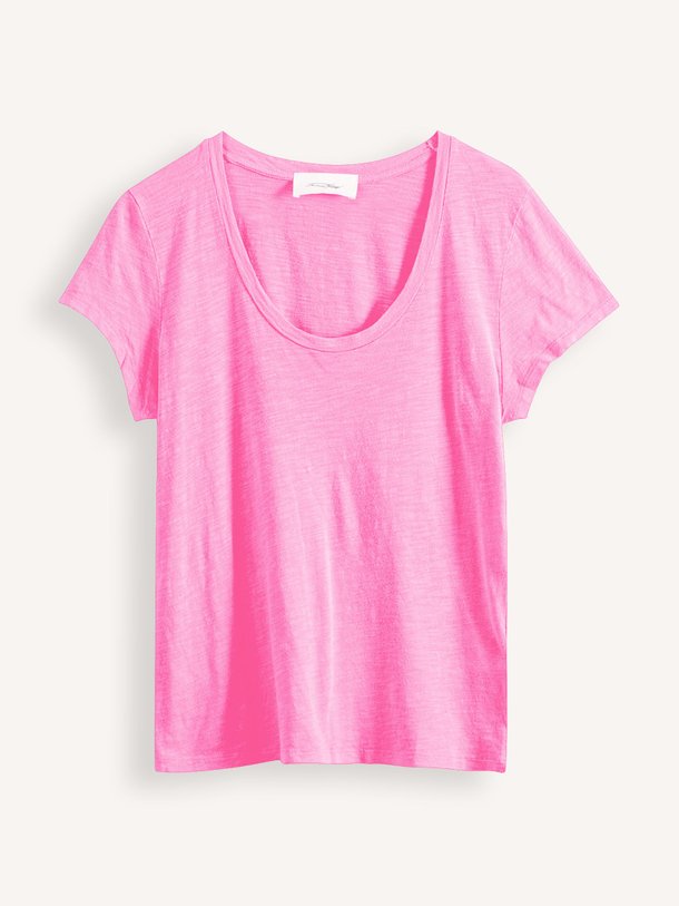 Ontdek de Jacksonville katoenmix slub T-shirt van American Vintage in de kleur roze bij Orangebag. Op werkdagen voor 21:45 besteld, morgen in huis.