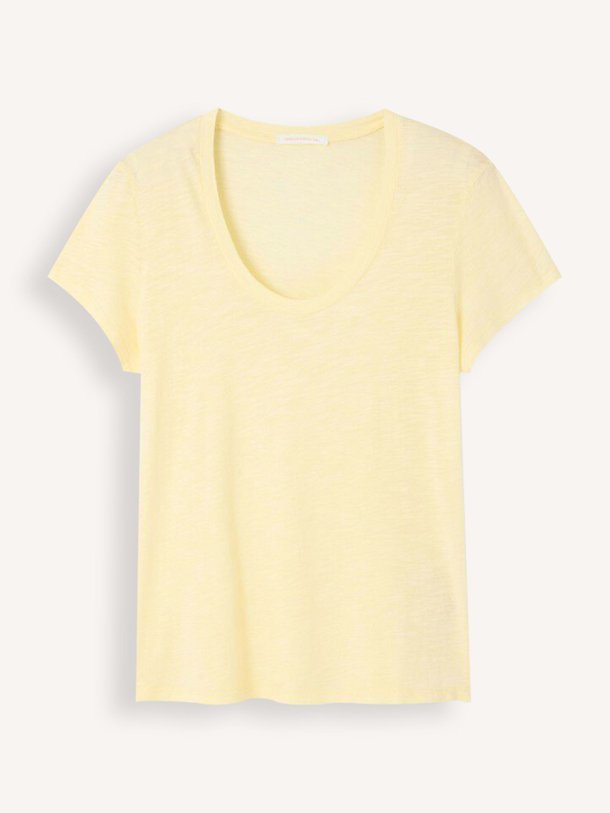 Ontdek de Jacksonville katoenmix slub T-shirt van American Vintage in de kleur Lichtgeel bij Orangebag. Op werkdagen voor 21:45 besteld, morgen in huis.