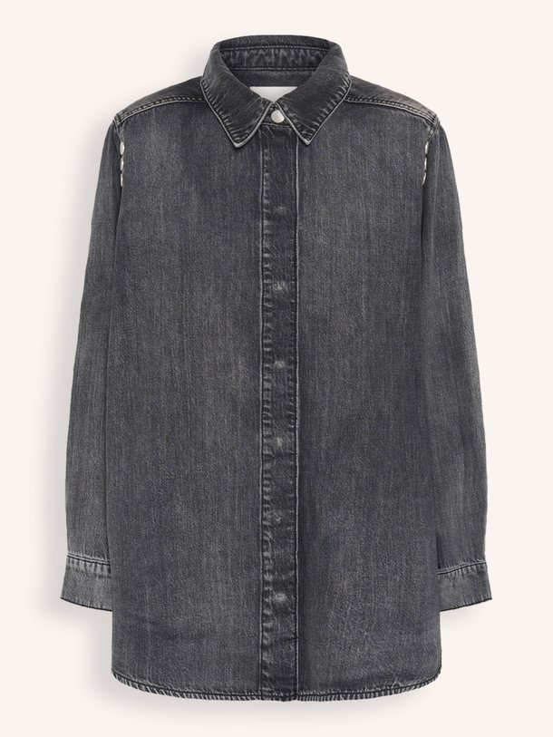 Ontdek de Zuva denim blouse met applicaties van Gestuz in de kleur donkergrijs bij Orangebag. Op werkdagen voor 21:45 besteld, morgen in huis.