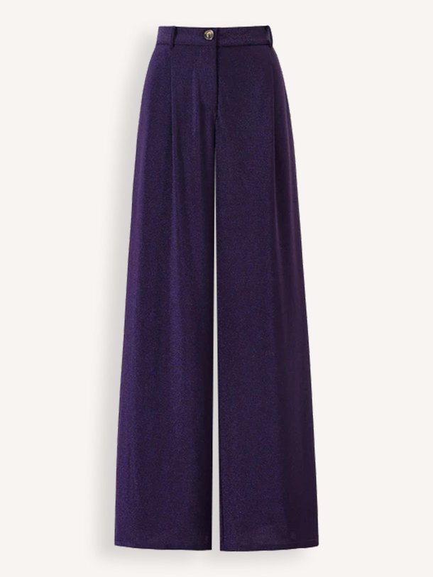Ontdek de Philo viscosemix jersey broek met lurex van Frnch in de kleur paars bij Orangebag. Op werkdagen voor 21:45 besteld, morgen in huis.