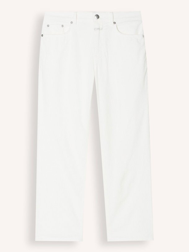 Ontdek de Milo katoenmix ribcord broek van Closed in de kleur off-white bij Orangebag. Op werkdagen voor 21:45 besteld, morgen in huis.