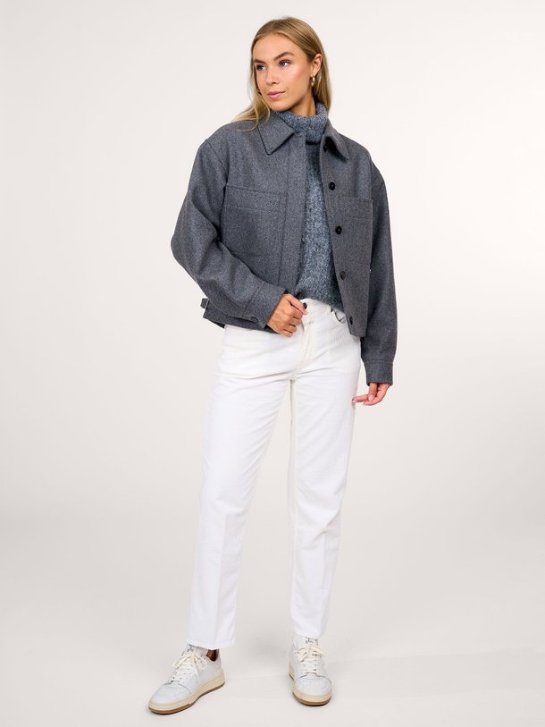 Ontdek de Milo katoenmix ribcord broek van Closed in de kleur off-white bij Orangebag. Op werkdagen voor 21:45 besteld, morgen in huis.