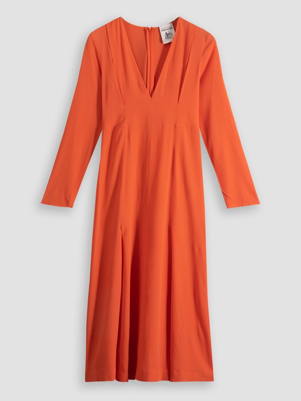 Ontdek de Zijdemix jurk van Semicouture in de kleur oranje bij Orangebag. Op werkdagen voor 21:45 besteld, morgen in huis.