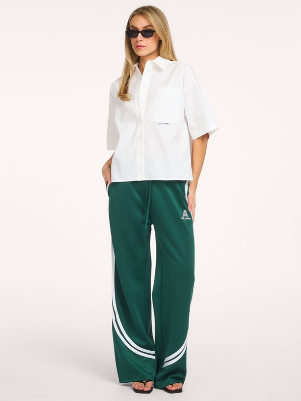 Ontdek de Katoenmix oversized blouse van Alix The Label in de kleur Off-white bij Orangebag. Op werkdagen voor 21:45 besteld, morgen in huis.