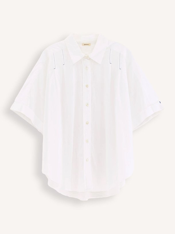 Ontdek de Kerala katoenen blouse van Bellerose in de kleur wit bij Orangebag. Op werkdagen voor 21:45 besteld, morgen in huis.