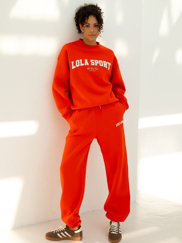 Ontdek de Jane katoenmix logo joggingbroek van The Lola Club in de kleur oranje bij Orangebag. Op werkdagen voor 21:45 besteld, morgen in huis.
