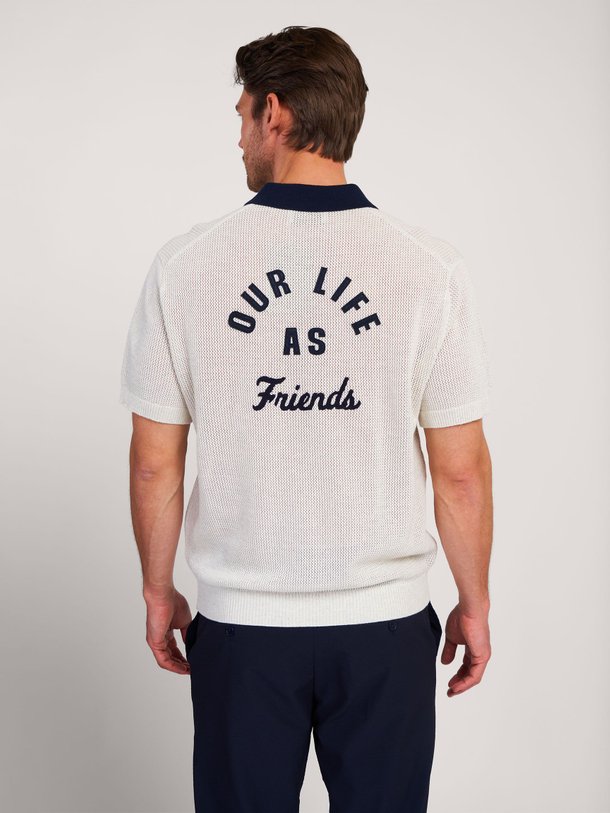 Ontdek de Varsity katoenen polo van OLAF in de kleur off-white bij Orangebag. Op werkdagen voor 21:45 besteld, morgen in huis.