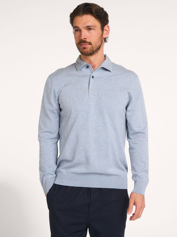 Ontdek de Lyocellmix polo trui van Profuomo in de kleur Blauw bij Orangebag. Op werkdagen voor 21:45 besteld, morgen in huis.