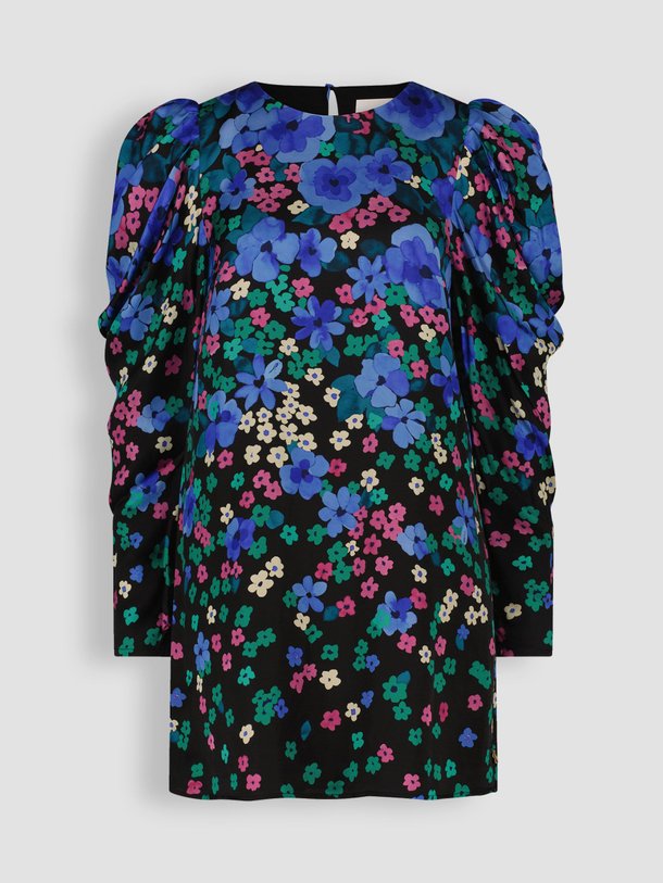 Ontdek de Marloes viscose jurk met print van Fabienne Chapot in de kleur zwart bij Orangebag. Op werkdagen voor 21:45 besteld, morgen in huis.
