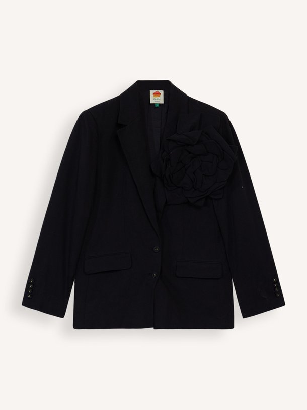 Ontdek de Katoenmix blazer met applicatie van Farm Rio in de kleur zwart bij Orangebag. Op werkdagen voor 21:45 besteld, morgen in huis.