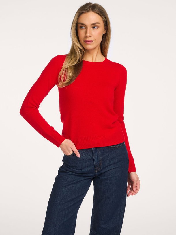 Ontdek de Catelina cashmere trui van Absolut Cashmere in de kleur Rood bij Orangebag. Op werkdagen voor 21:45 besteld, morgen in huis.