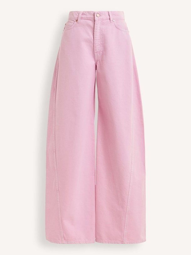 Ontdek de Joep high waist barrel fit non-stretch jeans van Essentiel Antwerp in de kleur Roze bij Orangebag. Op werkdagen voor 21:45 besteld, morgen in huis.