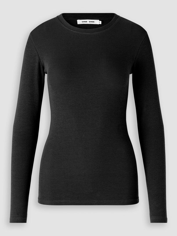 Ontdek de Alexa organic cotton rib longsleeve van Samsoe Samsoe in de kleur zwart bij Orangebag. Op werkdagen voor 21:45 besteld, morgen in huis.