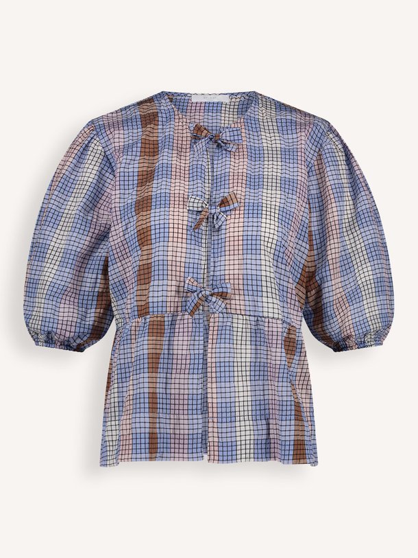 Ontdek de Serena organic cotton mix top van By-Bar in de kleur blauw bij Orangebag. Op werkdagen voor 21:45 besteld, morgen in huis.