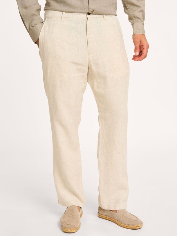 Ontdek de Aden linen trousers van NN.07 in de kleur zand bij Orangebag. Op werkdagen voor 21:45 besteld, morgen in huis.