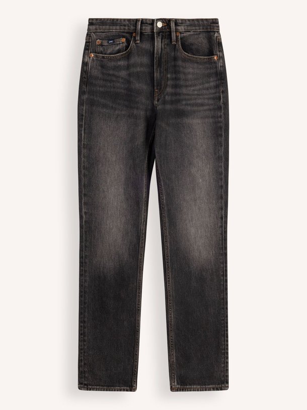 Ontdek de Mizuki mid waist slim fit skinny jeans van Denham in de kleur zwart bij Orangebag. Op werkdagen voor 21:45 besteld, morgen in huis.