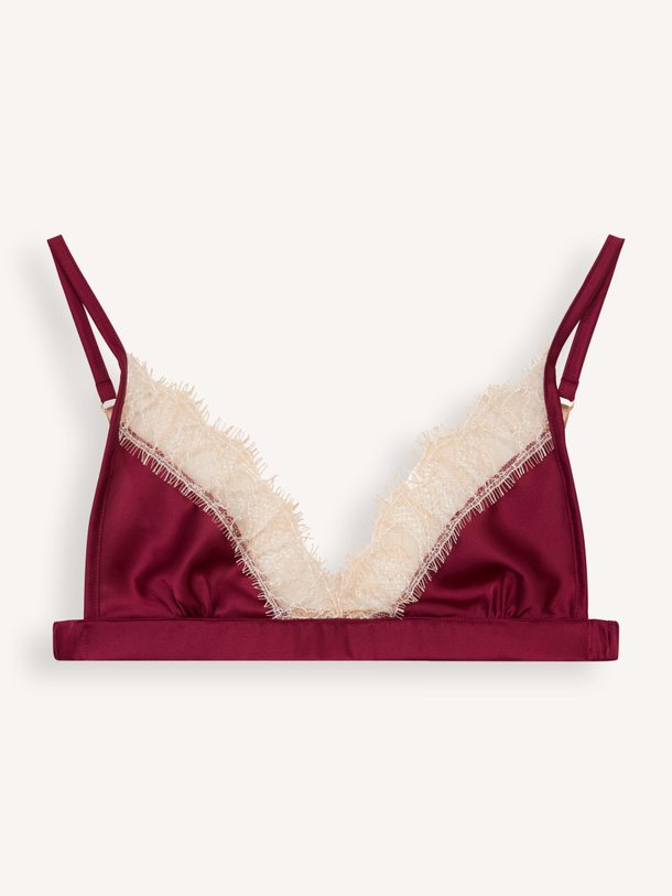Ontdek de Luna zijdemix beha met kant van Noblesse Oblige in de kleur bordeauxrood bij Orangebag. Op werkdagen voor 21:45 besteld, morgen in huis.