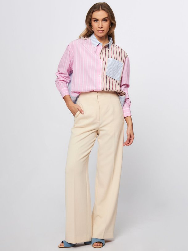 Ontdek de Fermission viscosemix broek van Essentiel Antwerp in de kleur off-white bij Orangebag. Op werkdagen voor 21:45 besteld, morgen in huis.