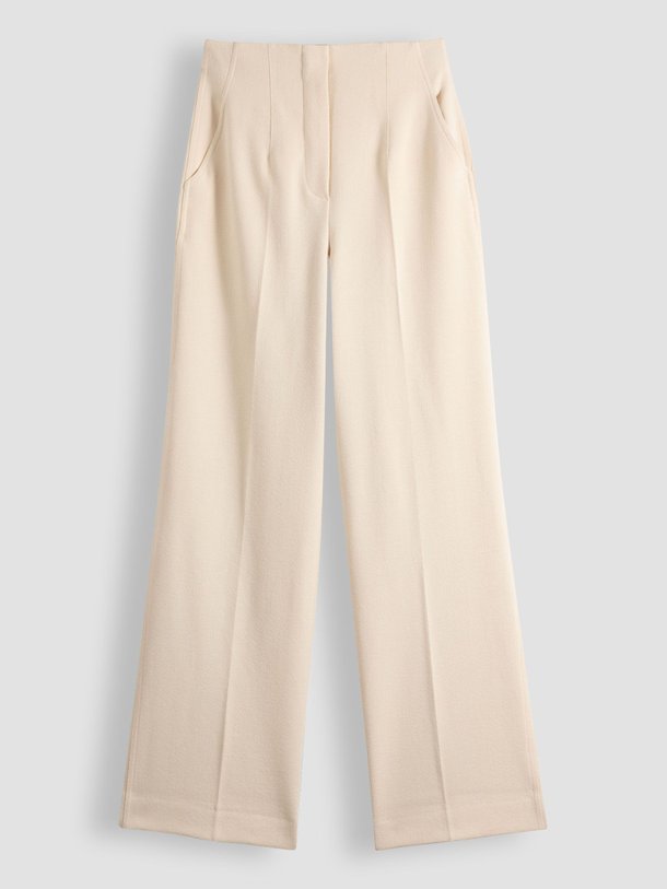 Ontdek de Fermission viscosemix broek van Essentiel Antwerp in de kleur off-white bij Orangebag. Op werkdagen voor 21:45 besteld, morgen in huis.