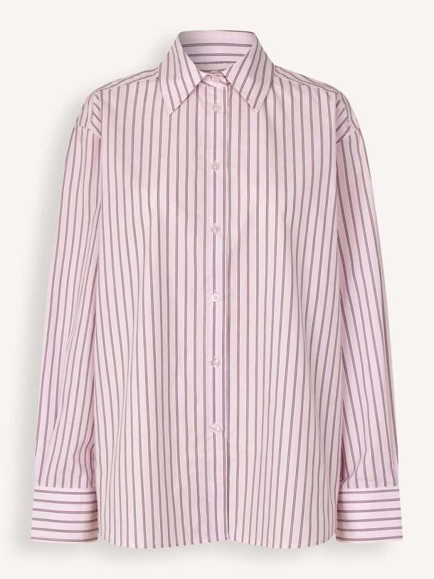 Ontdek de Vari katoenen gestreepte blouse van Second Female in de kleur Roze bij Orangebag. Op werkdagen voor 21:45 besteld, morgen in huis.
