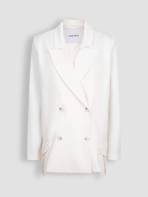 Ontdek de Audacity viscosemix oversized blazer van Chptr-s in de kleur ecru bij Orangebag. Op werkdagen voor 21:45 besteld, morgen in huis.