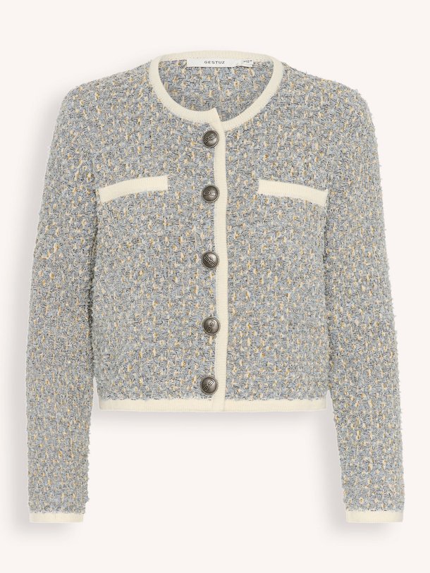 Ontdek de Nalin gebreid tweed vest met lurex van Gestuz in de kleur blauw bij Orangebag. Op werkdagen voor 21:45 besteld, morgen in huis.