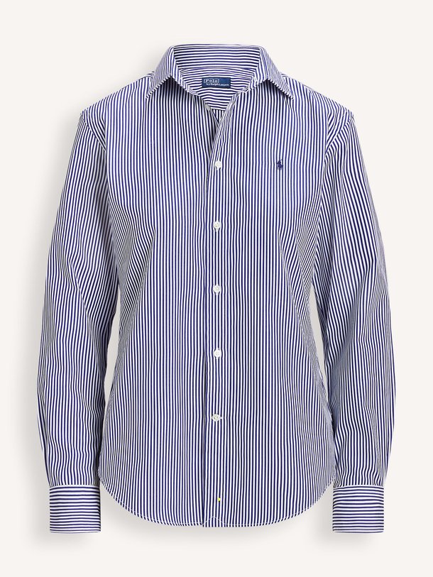 Ontdek de Katoenen gestreepte blouse van Ralph Lauren in de kleur blauw bij Orangebag. Op werkdagen voor 21:45 besteld, morgen in huis.