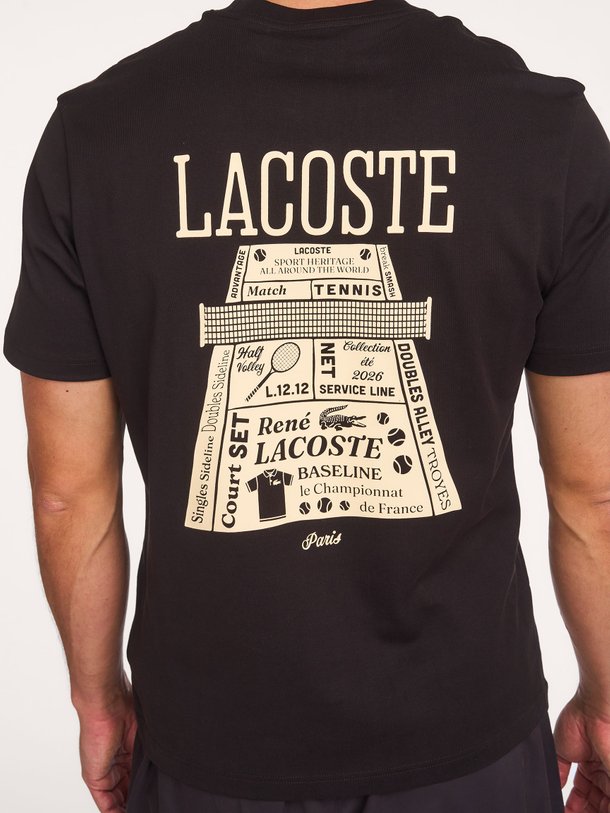 Ontdek de Katoenen logo T-shirt van Lacoste in de kleur Donkerbruin bij Orangebag. Op werkdagen voor 21:45 besteld, morgen in huis.