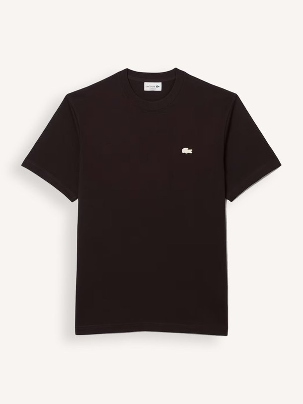 Ontdek de Katoenen logo T-shirt van Lacoste in de kleur Donkerbruin bij Orangebag. Op werkdagen voor 21:45 besteld, morgen in huis.