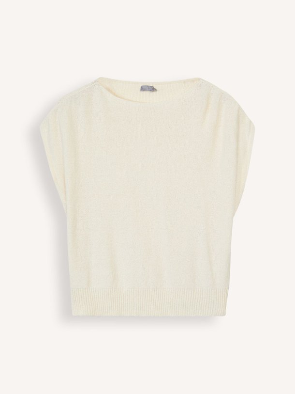 Ontdek de Katoenmix top van No Man's Land in de kleur Crème bij Orangebag. Op werkdagen voor 21:45 besteld, morgen in huis.