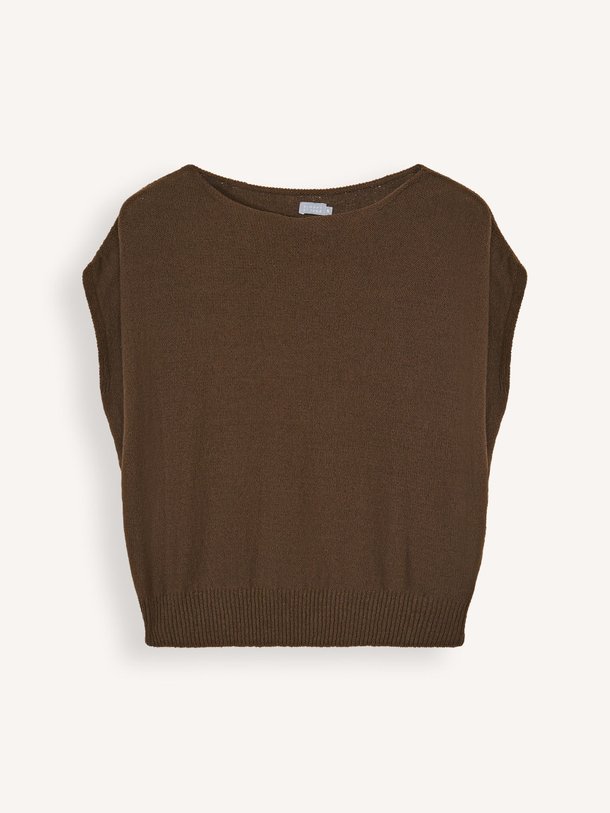 Ontdek de Katoenmix top van No Man's Land in de kleur Donkerbruin bij Orangebag. Op werkdagen voor 21:45 besteld, morgen in huis.