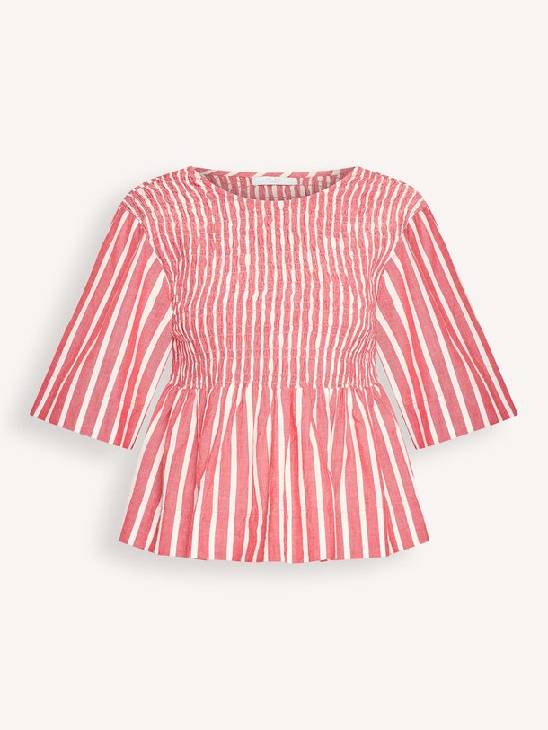 Ontdek de Runa organic cotton gestreepte top van By-Bar in de kleur Rood bij Orangebag. Op werkdagen voor 21:45 besteld, morgen in huis.